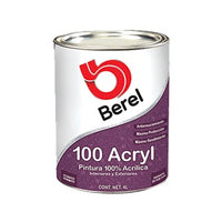 Litro 100-Acryl Berel Blanco, Berel 2123-4