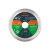 Disco De Diamante De 4-1/2" x 1.6 mm, Rin Continuo, Truper 12977