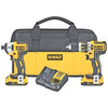 Kit Rotomartillo 1/2" y Atornillador De Impacto 1/4", DeWalt DCK2490D2-B3