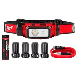 Lámpara Para Casco Recargable Mediante USB REDLITHIUM, Milwaukee 2163-21