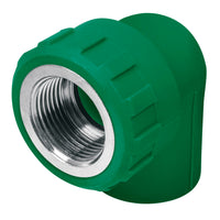 Codo 90 PPR, 1/2", Rosca Hembra Con Inserto Metálico, Foset 49861
