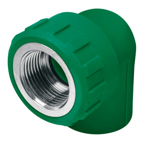 Codo 90 PPR, 1/2", Rosca Hembra Con Inserto Metálico, Foset 49861