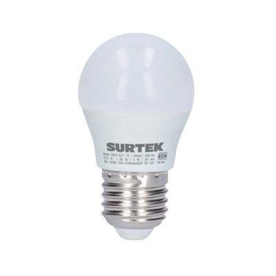 Lámpara de LED tipo bulbo A19, 5 W luz de día Surtek LBD5