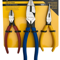 Juego De 3 Pinzas P/Electricista, Klein Tools SP3