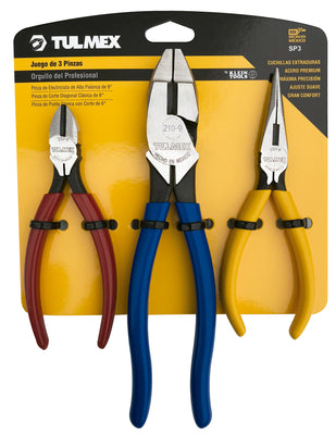 Juego De 3 Pinzas P/Electricista, Klein Tools SP3