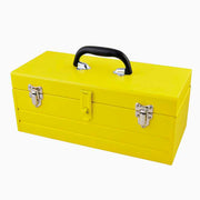 Caja portaherramientas metálica amarilla con charola 23" x 9" x 7" Surtek CM24