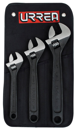 Juego de 3 Llaves Ajustable Black Urrea 795S