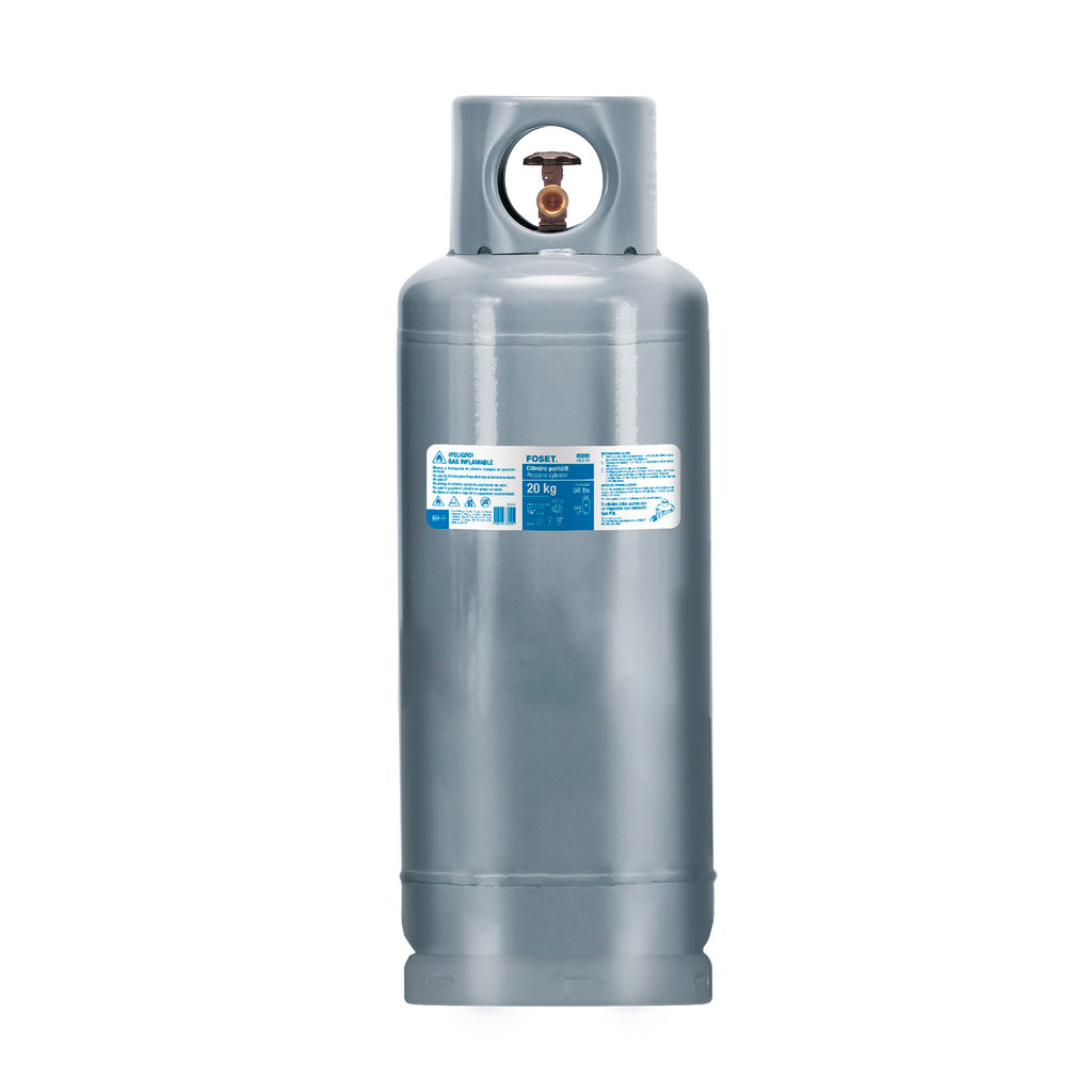 Cilindro Portátil Para Gas LP, 20kg (44lb), Foset 45890