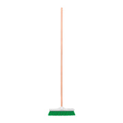 Cepillo Industrial Cerda Rígida de 30 cm, Bastón de Madera, Klintek 57034