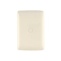 Placa De ABS Ciega, Línea Italiana, Color Marfil, Volteck 46144