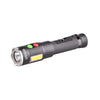 Linterna de LED recargable 600lm con alarma Urrea LRU6A