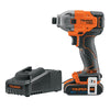 Destornillador De Impacto 1/4", 20V, 1 Batería 2Ah, Truper 103253