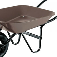 Carretilla 4.5 ft3 Gris Neumática, Bastidor Tubular, Pretul 22647