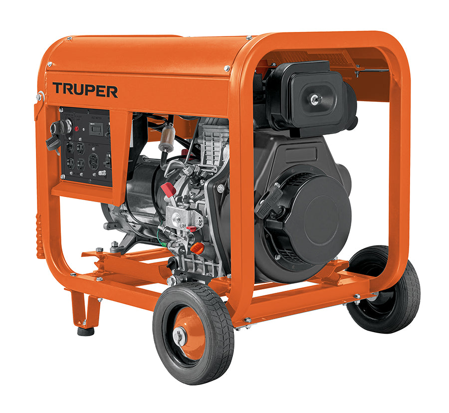 Generador Portátil 6 KW Motor a Diesel, Truper 103959