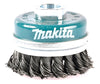 Carda Copa De Alambre Trenzado 4" -5/8" 8,500 RPM, Makita D-31706