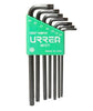 Juego de 7 llaves Allen es "L" Torx tper rack 4972TT***