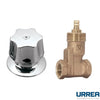Juego de llaves de empotrar roscables Urrea 52QG