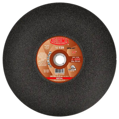 Disco Abrasivo para Corte de Acero de 14 x 1/8 x 1 Austromex 739