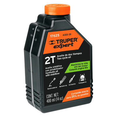 Aceite Sintético Para Motor De 2 Tiempos, 400 ml, Expert 17625