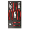 Juego de 4 pinzas de electricista Urrea CH126