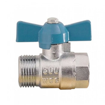 Valvula Estopero 1/2 X 7/8 Cierre 90 Conex Hembra-Macho Rugo 66MS 1/2X7/8