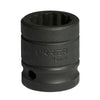 Dado de Impacto 21 mm 12 Puntas Cuadro de 1/2" Urrea 7421MT