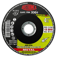 Disco Abrasivo para Corte de Metal de 4-1/2 x 0.04 x 7/8 Austromex 3301