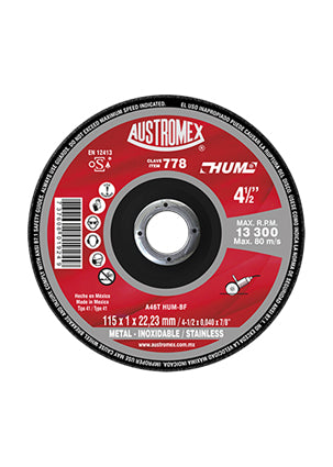 Disco de Corte 4-1/2" X 1mm X 7/8" Austromex 778
