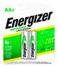 Blister de Pila AAA Recargable Energizer