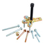 Juego De Extractor Automotriz Tipo "Pata De Gallo" o "De Volante" 13 Piezas, Surtek 107236