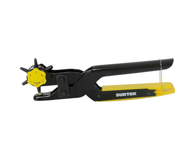 Pinza sacabocados tipo revolver con 6 medidas de perforación Surtek PS02