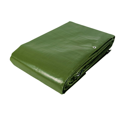 Lona Uso Rudo 6 x 12 m, Verde Olivo, 240 g/m2, Expert 16379