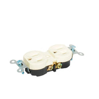 Contacto Dúplex Tapa Marfil Base Negra 15A 127V Surtek 136400