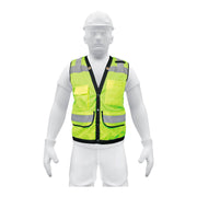 Chaleco Seguridad Reforzado Verde Con Bolsas, G, Expert 13483