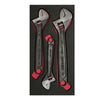 Juego de 3 llaves ajustables black Urrea CH114***