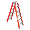 Escalera De Tijera Doble De Fibra De Vidrio, Cuprum 530-06N