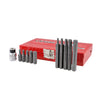 Juego de puntas bristol hexágono de 3/8" con adaptador, 11 piezas Urrea J6011