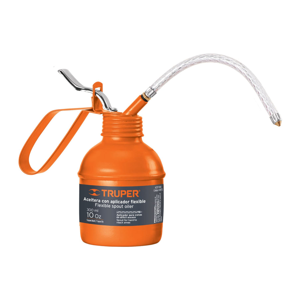 Aceitera De 300 ml (10 oz) Con Aplicador Flexible, Truper 14872