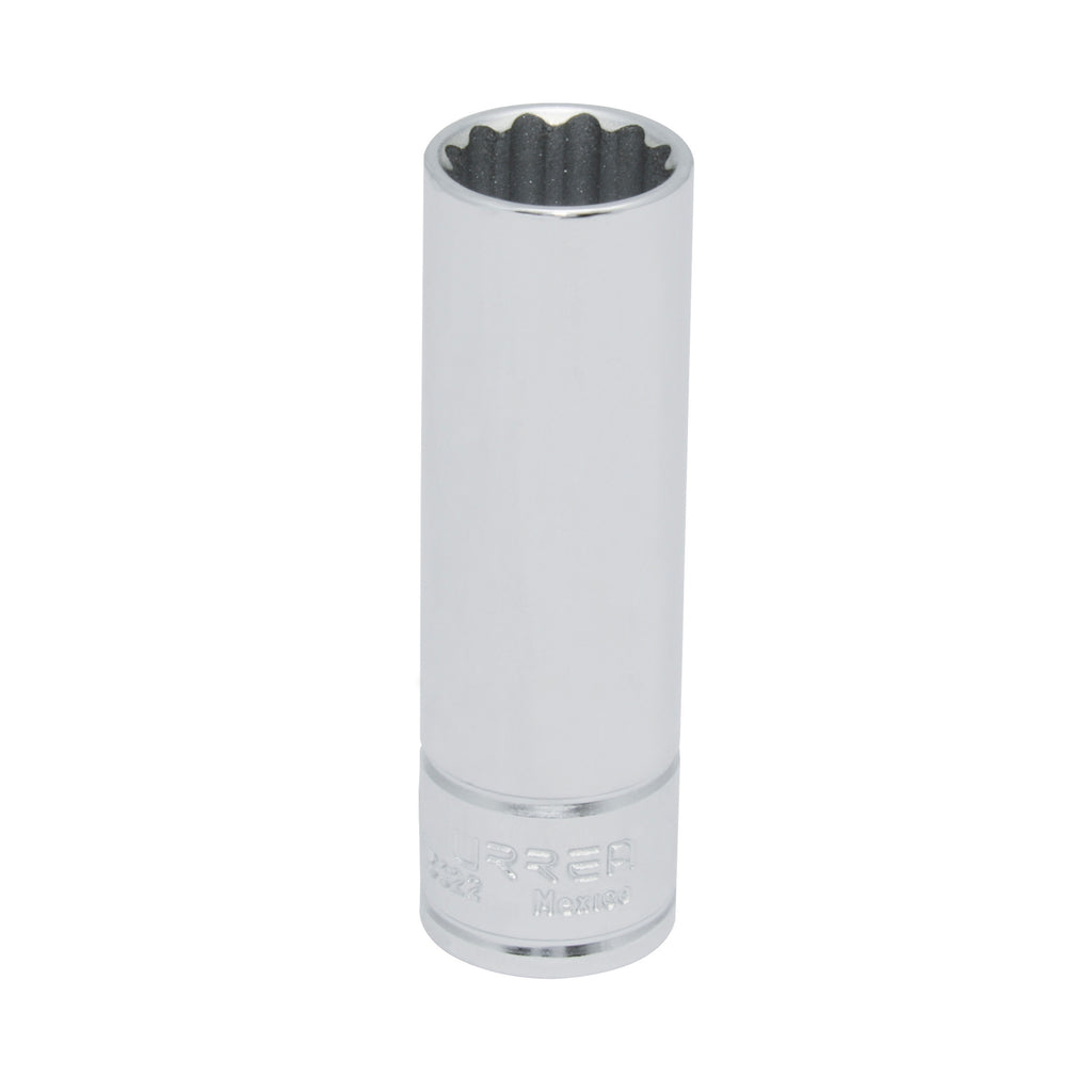 Dado de 12 Puntas Largo 7/8" Cuadro de 1/2", Urrea 5328.