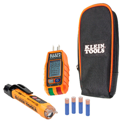 Kit De Prueba Eléctrica De Calidad Superior NCVT De Rango Dual, Klein Tools RT250KIT