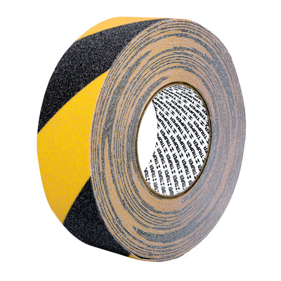Rollo 18 m De Cinta Antiderrapante Ama/Negra 50mm C/Abrasivo, Truper CIA-218P