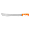 Machete Estándar 18" Cacha Naranja Remachada, Truper 15885