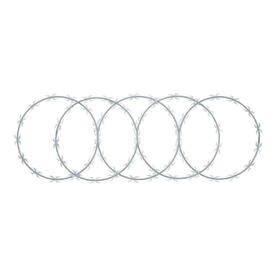 Rollo Concertina Máxima Seguridad, 45cm Diámetro x 8m, Fiero 44921