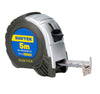 Flexómetro con carcasa anti-impacto silver 5 m x 1" Surtek B122086