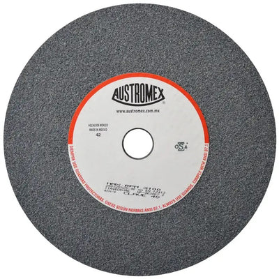 Rueda Abrasiva Grano 60 para Esmerilar Gris de 10 x 1 x 1 Austromex 45