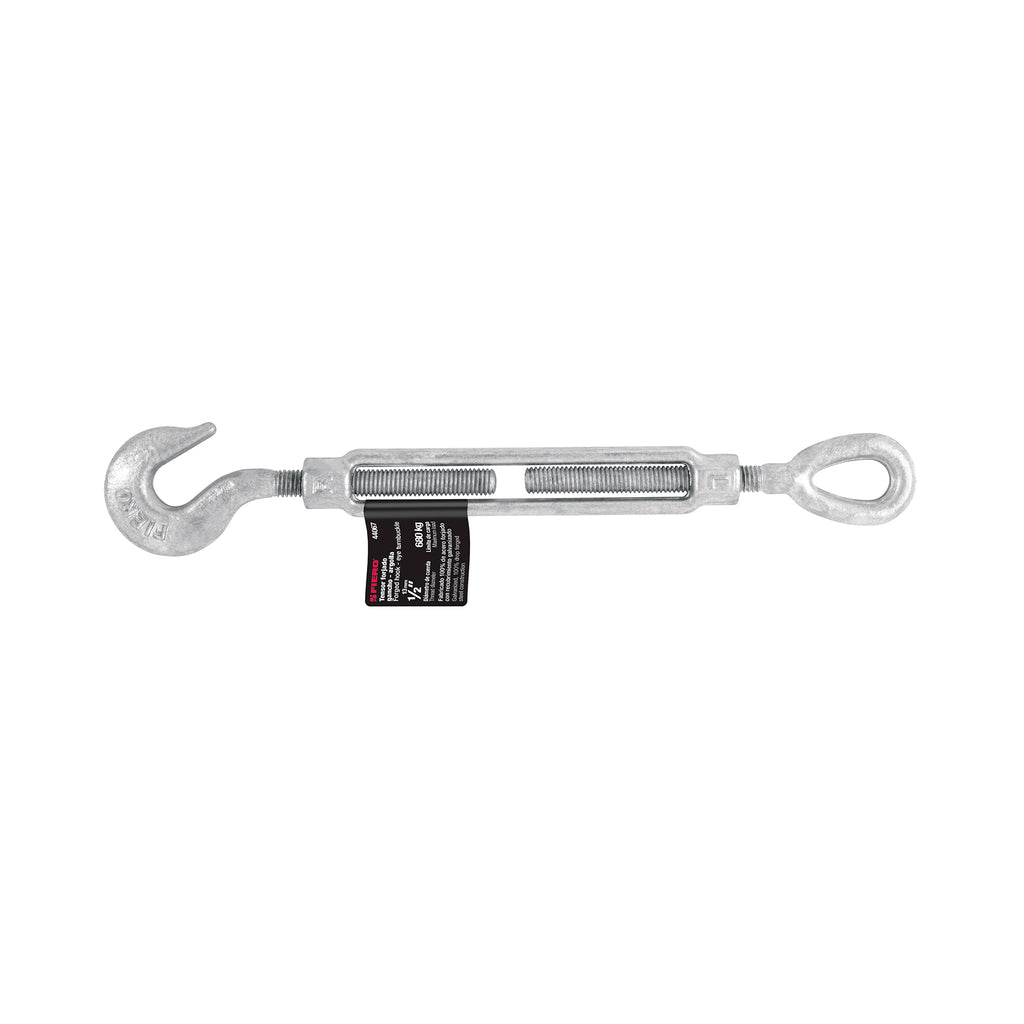 Tensor Forjado 1/2" Gancho-Argolla, Fiero 44067