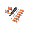 Desarmador Tipo Matraca Con 42 Puntas y 14 Dados, Truper 18220