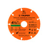 Disco Carburo De Tungsteno 4 -1/2" Multiusos, Truper 12134
