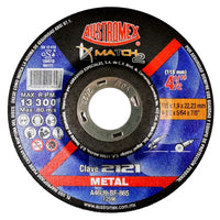 Disco Abrasivo para Corte y Desbaste Acero Inoxidable de 4-1/2 x 5/64 x 7/8 Austromex 2121