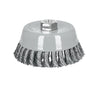 Carda Copa 5" Alambre Trenzado Grueso, Multi-Rosca, Truper 100856